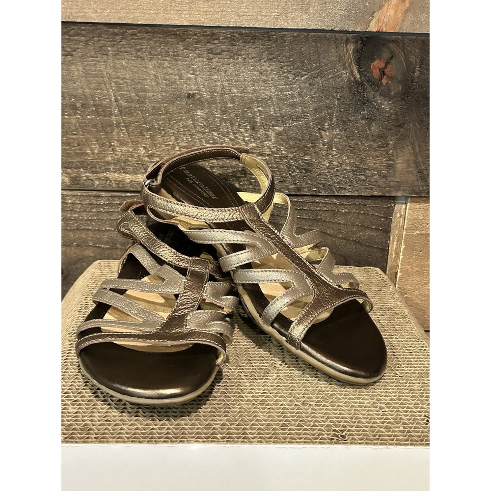 Naturalizer Sz 9 M Brown Gladiator Leather Women Sandals‎ Clim